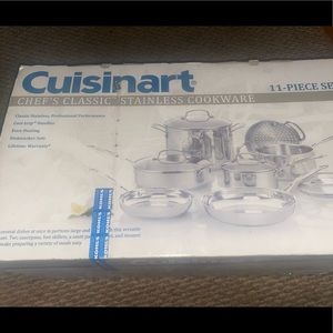 Stainless steel kitchen set
